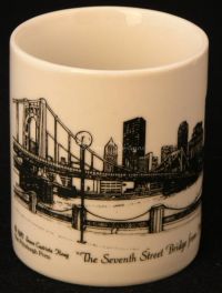 Pittsburgh SEVENTH STREET BRIDGE FROM NORTH SHORE Mug